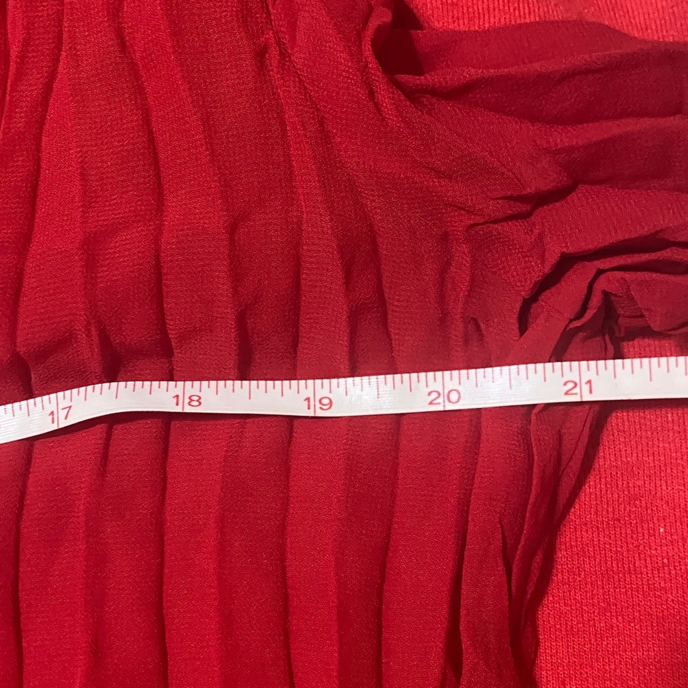 Style & Co. Red Ruffled Blouse Open to Offers! - Picture 7 of 14